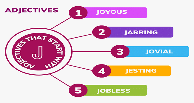 Adjectives That Start With J