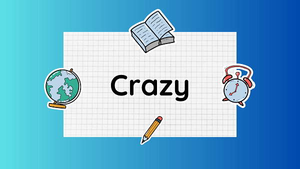 Crazy  Definition, Meaning, Synonyms & Antonyms