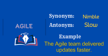 Agile – Definition, Meaning, Synonyms & Antonyms