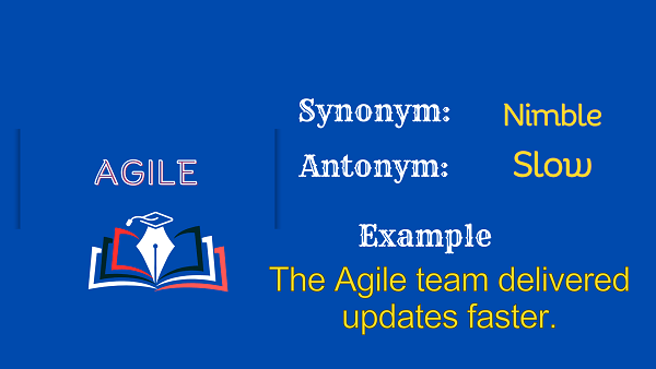 Agile – Definition, Meaning, Synonyms & Antonyms