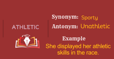 Athletic – Definition, Meaning, Synonyms & Antonyms
