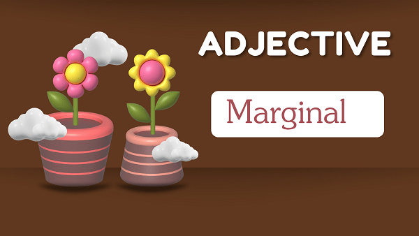 Marginal - Definition, Meaning, Synonyms & Antonym