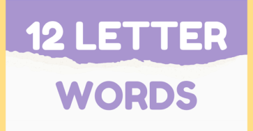 12 Letter Words