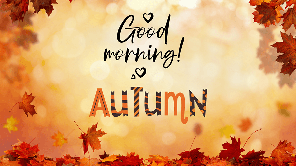 Good Morning Autumn Pics
