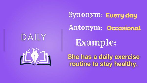 Daily meaning