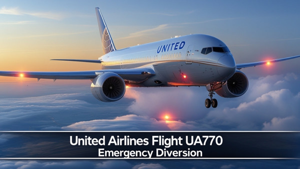 United Airlines Flight UA770 Emergency Diversion